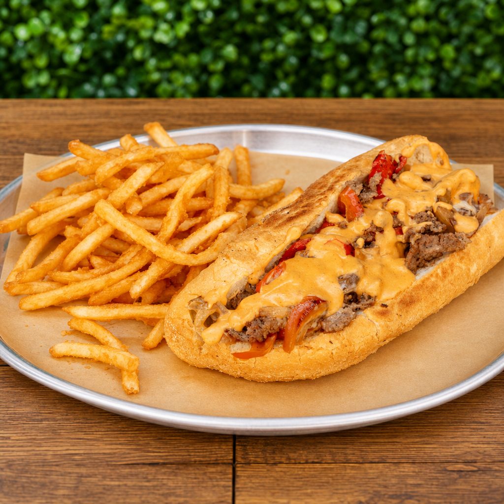 Fajita Cheesesteak - Steak.